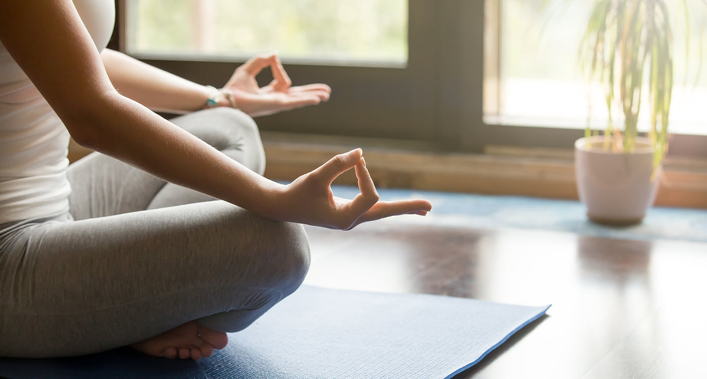 woman in yoga pose